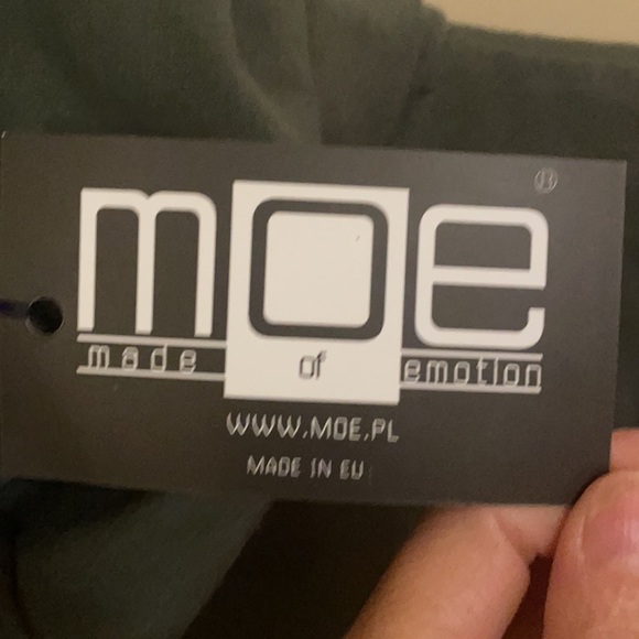 MOD (Made of Emotions) European made asymmetrical turtle neck top - Picture 6 of 8